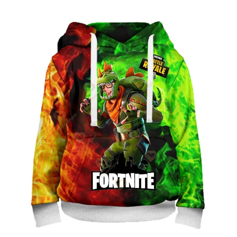 Sudadera con capucha de Fortnite Battle Royale Victory Game para hombre y mujer, ropa con estampado 3D de Peely, estilo Harajuku, Tops para niños y niñas