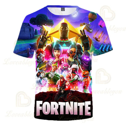 ¡Arrasa con la Victoria en Estilo! Descubre las Nuevas Camisetas Fortnite 2024 para Hombres, Mujeres y Niños: Ropa Harajuku con Diseños Épicos del Battle Royale y Héroes en 3D."