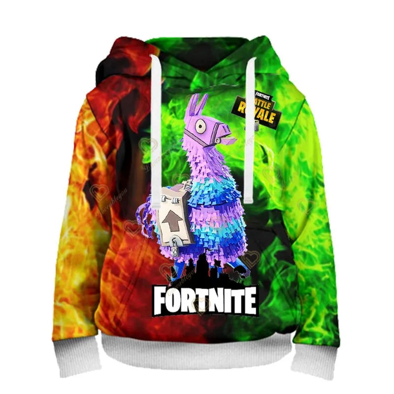 Sudadera con capucha de Fortnite Battle Royale Victory Game para hombre y mujer, ropa con estampado 3D de Peely, estilo Harajuku, Tops para niños y niñas