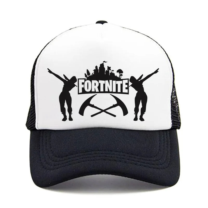 "¡Domina el Estilo Urbano con las Gorras  Fortnite! Descubre la Moda Unisex , Malla Transpirable