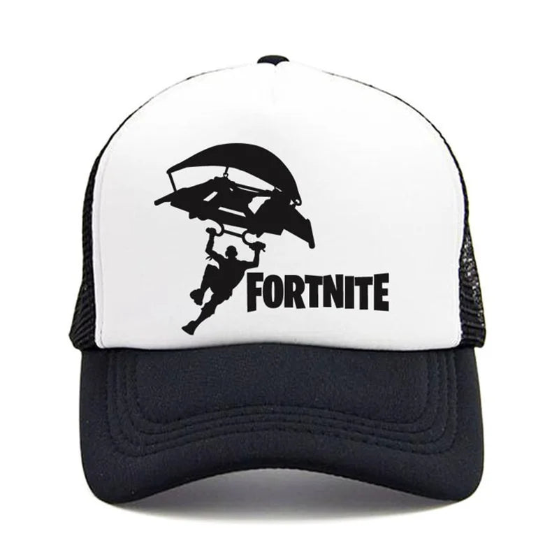 "¡Domina el Estilo Urbano con las Gorras  Fortnite! Descubre la Moda Unisex , Malla Transpirable